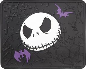 img 1 attached to 🚗 Plasticolor 001182R01 Nightmare Before Christmas NBC Bones Rear Seat Utility Mat: Ideal for Car, Truck, SUV – Black