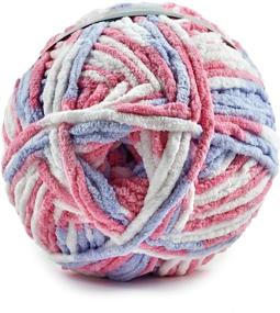 img 3 attached to Bernat Baby Blanket Big Ball Yarn (04305) Pink/Blue - Soft and Cozy Yarn for Baby Blankets and Apparel