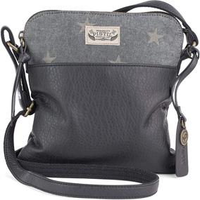 img 1 attached to Pistil Womens Deja Crossbody London Women's Handbags & Wallets in Crossbody Bags