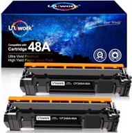 🖨️ uniwork compatible toner cartridge for hp 48a cf248a – laserjet pro m15w m29w m30w m31w mfp m28w m28a m29a m15a m16a m16w printer – 2 black logo