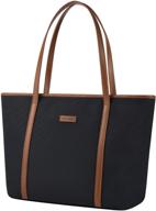 👜 extra large work tote bag for women - chiceco travel bag with laptop compartment logo