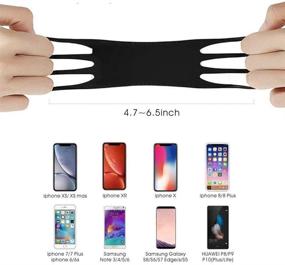 img 2 attached to 🏃 Premium Running Armband with 360 Rotatable Cell Phone Case for iPhone 6/7/8/X/XR/Plus, Samsung Galaxy S5/S6/S7/S8/S9 - Fits All 4-6.5 Inch Screen Phones