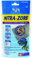 🐠 api nitra-zorb filter media pouch 7.4oz size 6 – remove toxins from aquariums (2 pack) logo