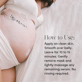 img 1 attached to 🤰 Evereden Soothing Belly Mask for Stretch Marks - Optimal Size for 2nd and 3rd Trimester, 1 Pack - Natural Pregnancy Belly Mask, Clean and Plant-Based Skincare, Non-Toxic and Fragrance Free