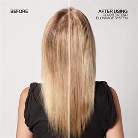 img 3 attached to Redken Color Extend Blondage пурпурный кондиционер: эффективное средство для нейтрализации желтизны и увлажнения волос для блондинок с помощью чистых фиолетовых пигментов.