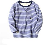 abalacoco pullover crewneck t shirt thickening boys' clothing and tops, tees & shirts logo
