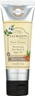 a la maison de provence hand and body cream: natural moisturizing lotion with argan oil and shea butter for dry skin, paraben and phthalates-free - sweet almond scent 1.7 oz (1 pack) logo