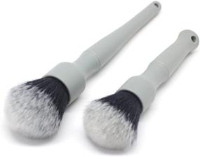 img 4 attached to 🧼 Ultra-Soft Detailing Brush Set by Detail Factory: Scratch-Free Cleaning with Comfortable Grip for Exterior, Interior Panels, Emblems, Badges, Gauge Cluster, and Infotainment Screen