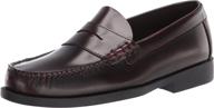 👞 burgundy men's shoes: school issue penny loafer логотип