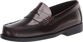 img 4 attached to 👞 Burgundy Men's Shoes: SCHOOL ISSUE Penny Loafer