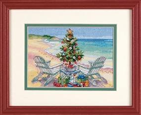 img 3 attached to 🎄 Captivating Cross Stitch: Christmas On The Beach by Dimensions Needlecrafts