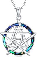 sterling pentagram necklace jewelry pentacle logo