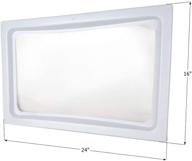 🏕️ enhance your rv with the icon 12149 skylight inner dome – white, 24 inch logo