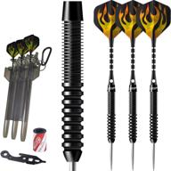 cyeelife-90% tungsten steel tip darts set: 21/23/26/28/30g with carrying case, aluminum shafts, tool, sharpener, 18 flights & one piece flights логотип