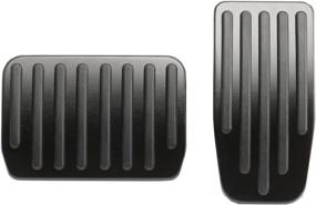 img 4 attached to 🚗 Набор алюминиевых педальных накладок Performance для Tesla Model 3 Model Y - аксессуары для педалей Carwiner Foot Pedal Pads (черный)