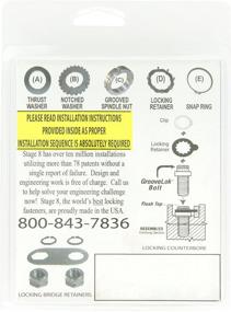img 1 attached to Сборка замка X-Lock Stage 8 DNA-60: надежное решение для шпилек Dana 60, 70, 80 и GM Corporate 14 Bolt