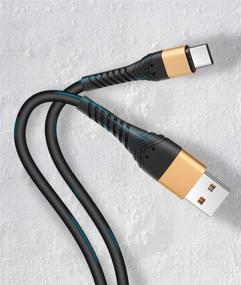 img 3 attached to 🔌 High Quality 2Pack 3Ft USB Type C Cable for Fast Charging - Compatible with Samsung Galaxy, LG V Series, and More