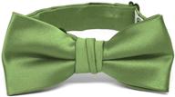 👔 dusty blue premium boys' accessories bow ties by tiemart logo