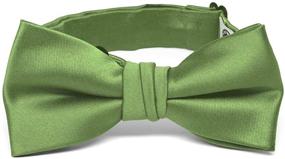 img 1 attached to 👔 Dusty Blue Premium Boys' Accessories Bow Ties by TieMart