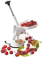 🍒 efficient and durable tellier cherry pitter, 13 3/8in - hassle-free removal of cherry pits logo