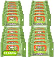 салфетки для детей boogie wipes: универсальные влажные салфетки с витамином е, алоэ и ромашкой, 10 штук, упаковка из 24 штук логотип