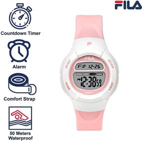img 1 attached to FILA Kids Digital Watch Silicone