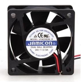img 2 attached to 🌀 24V DC Fan, Jamicon JF0625B2M-005-065R, Ball Bearing, Flange Mount, 60mm x 60mm x 25mm