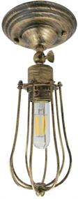 img 3 attached to Enhance Your RV Experience with Joy-Now RV Decor Lighting: 12V-36V DC Interior Wall Sconce Featuring Warm White LED Edison Bulb, 6W 600lumen, and Industrial Metal Cage Shade