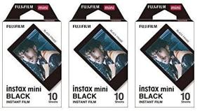 img 4 attached to 📸 Fujifilm Instax Mini Instant Film BLACK FRAME 3-PACK Bundle Set for Mini 90 8 70 7s 50s 25 300 Cameras and SP-1 Printer