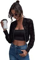 π stylish and comfortable women's casual lightweight bomber jacket - perfect addition to your wardrobe! logo