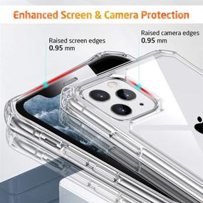 img 1 attached to 📱 ESR Air Armor Case for iPhone 11 Pro Max - Shock-Absorbing, Scratch-Resistant, Military Grade Protection - Clear