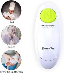 img 2 attached to 🤲 User-Friendly Electric Jar Opener: Effortless Lid Opening for Weak Hands, Arthritis Relief, Seniors | Hands-Free Kitchen Gadget