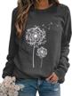 dandelion sweatshirt crewneck pullover graphic outdoor recreation logo