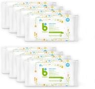 babyganics unscented diaper wipes, 640 count, plant derived & non-allergenic - 8 packs of 80 logo