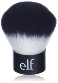 img 4 attached to 🌟 e.l.f. Kabuki Face Brush: Versatile Synthetic Hair Brush for Bronzer, Powder, Highlighter – Soft, Absorbent – Wet or Dry Application – Travel-Size 0.64 oz