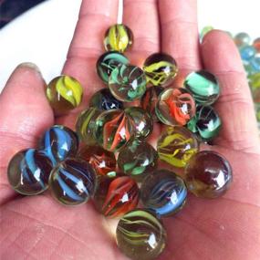 img 1 attached to 🌈 Multicolor Beautiful Children OBTANIM Marbles