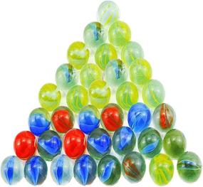 img 4 attached to 🌈 Multicolor Beautiful Children OBTANIM Marbles