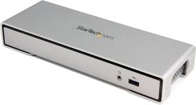 img 4 attached to ⚡ Silver StarTech.com Thunderbolt 2 Dock 4K Laptop Docking Station with Thunderbolt to HDMI, USB 3.0, Gigabit Ethernet, and eSATA (TB2DOCK4KDHC)