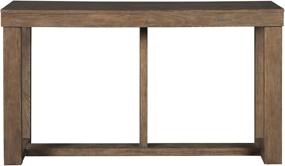 img 2 attached to Modern Grayish Brown Sofa Console Table by Signature Design Ashley