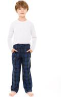 👖 stylish cotton plaid check pants for boys - nnblp sb003 navy xxl boys' clothing logo