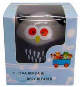 img 2 attached to VESIPA Portable Cartoon Mini Owl Table Dust Vacuum Cleaner - Efficient Keyboard Cleaning & Table Cleaning Assistance for Home Office