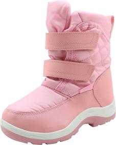 img 4 attached to Apakowa Winter Boots Toddler Little Boys' Shoes ~ Outdoor