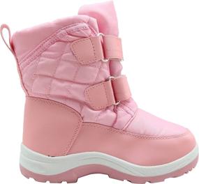 img 3 attached to Apakowa Winter Boots Toddler Little Boys' Shoes ~ Outdoor