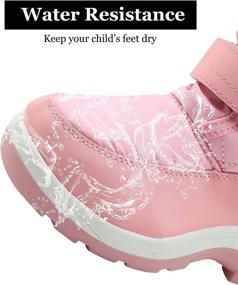 img 2 attached to Apakowa Winter Boots Toddler Little Boys' Shoes ~ Outdoor