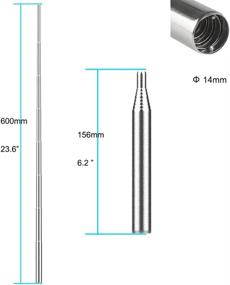 img 1 attached to 🔥 JISTL Fire Bellows: Collapsible Stainless Steel Campfire Tool for Blasting Air, Mouth-Blown Fire Building - 3 Pack