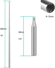 img 2 attached to 🔥 JISTL Fire Bellows: Collapsible Stainless Steel Campfire Tool for Blasting Air, Mouth-Blown Fire Building - 3 Pack