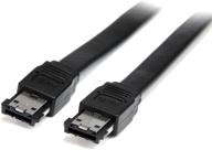 🔌 внешний кабель startech.com, экранированный, 3 фута, esata - serial ata 150 - esata (m) к esata (m) - черный (esata3) логотип