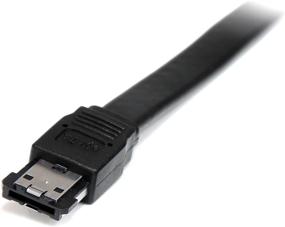 img 2 attached to 🔌 Внешний кабель StarTech.com, экранированный, 3 фута, eSATA - Serial ATA 150 - eSATA (M) к eSATA (M) - черный (ESATA3)