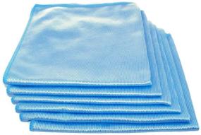 img 4 attached to 🧽 OptiShine 6 Streak-Free, Lint-Free Cleaning Cloths for Whole House with Water Only - Promoting Health and Spotless Clean