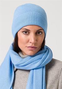 img 3 attached to 🧣 Style Republic Women's Cashmere Ribbed Beanie: Soft, Stretchy & Warm Winter Hat with Ribbed Edge